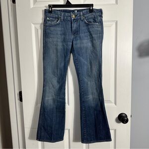 7 For All Mankind A Pocket low rise jeans, sz. 27, denim, Y2K, casual, tween